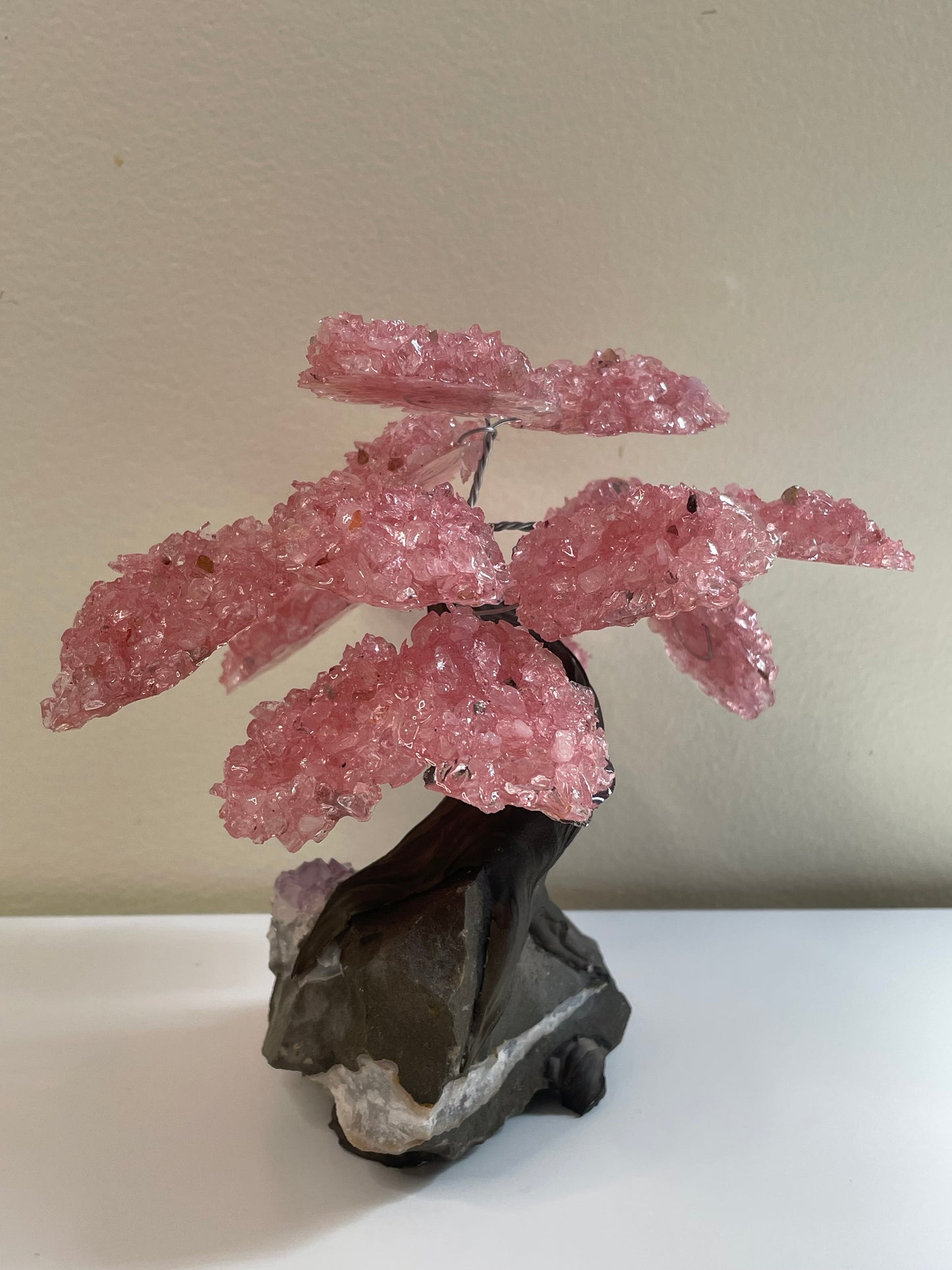 Rose Quartz Crystal Tree