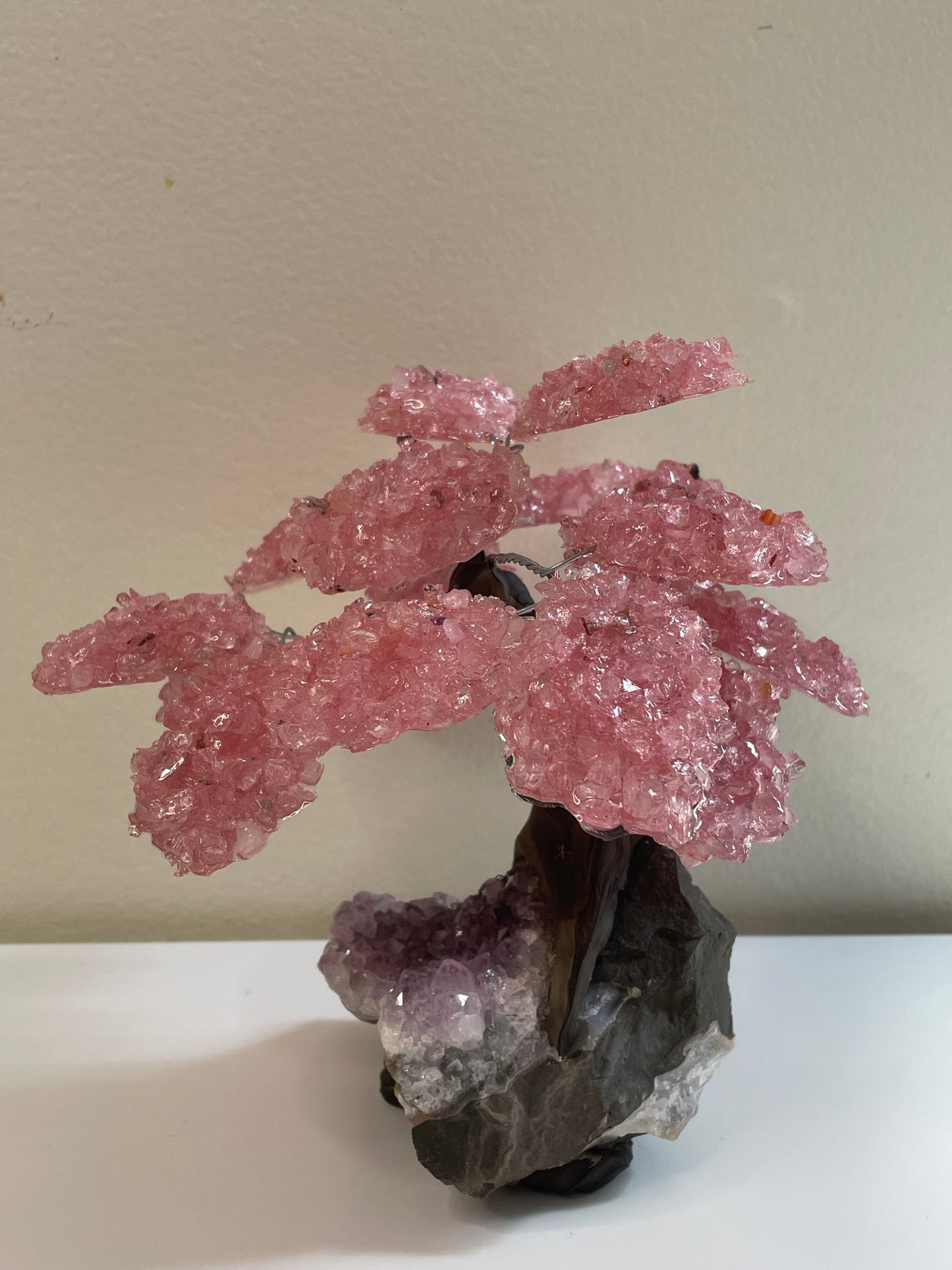 Rose Quartz Crystal Tree