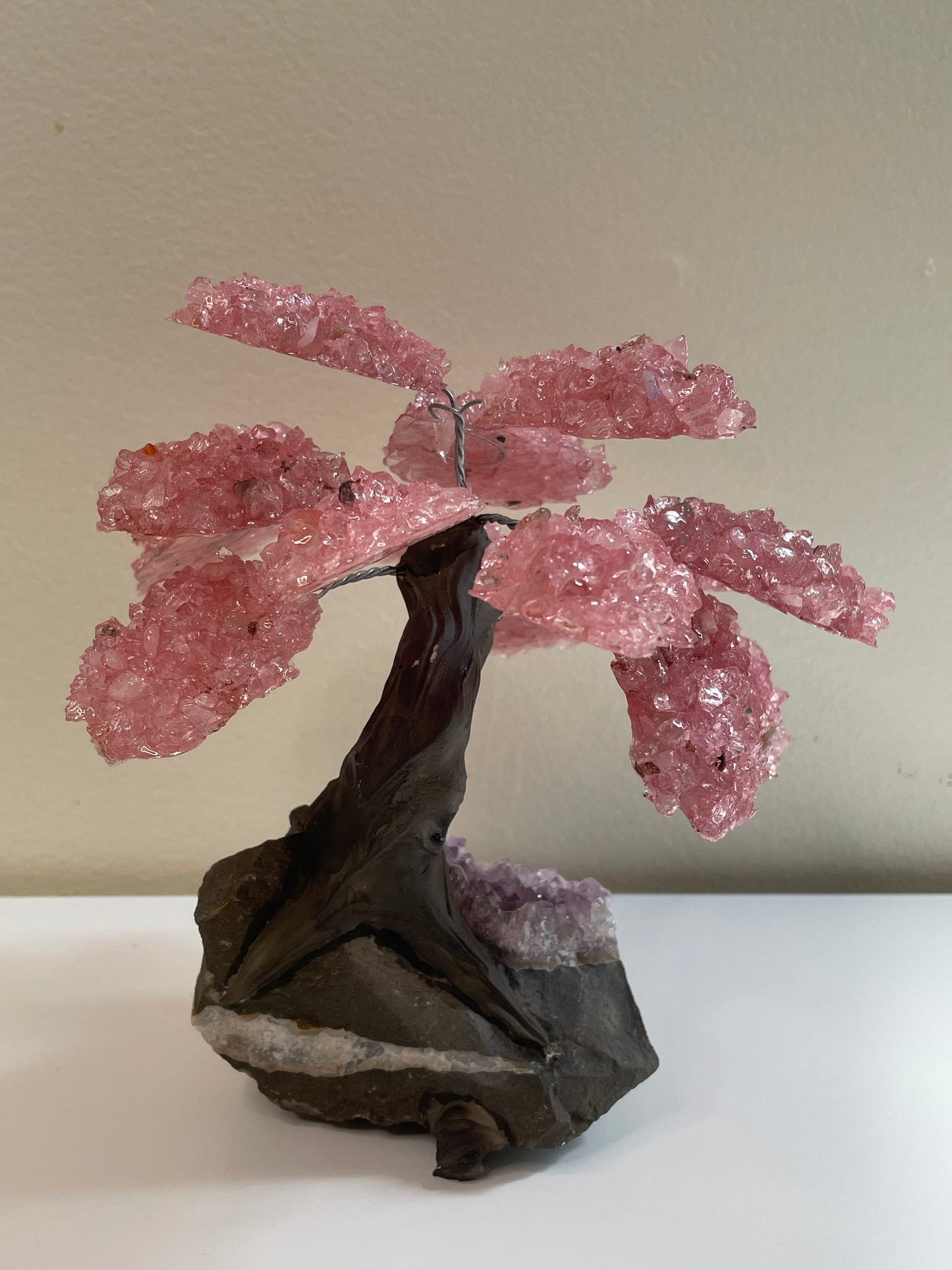 Rose Quartz Crystal Tree