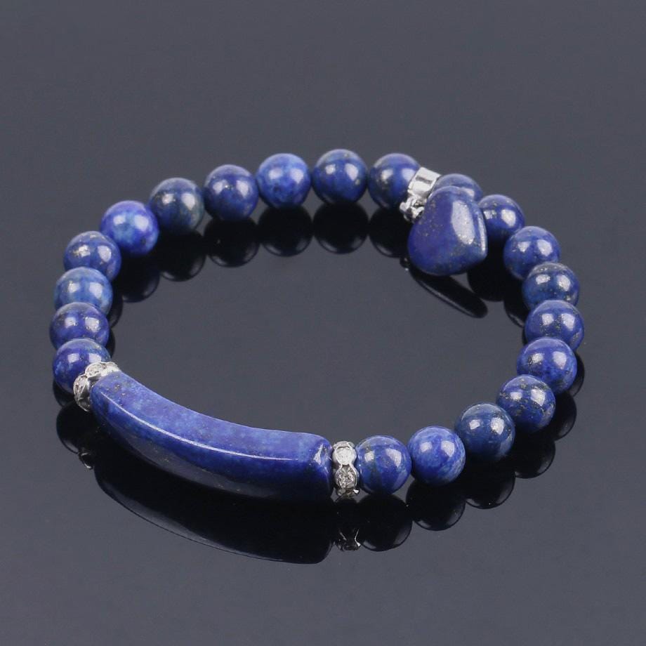 Lapis Lazuli heart Bracelet