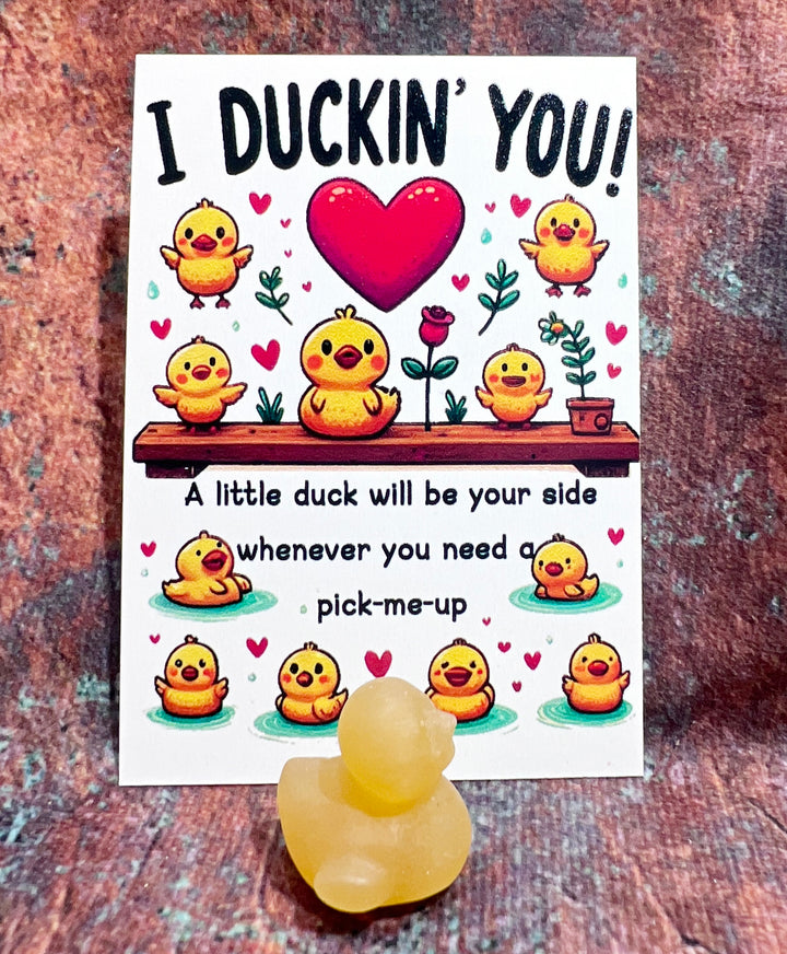 Crystal Quack And Blessing Card