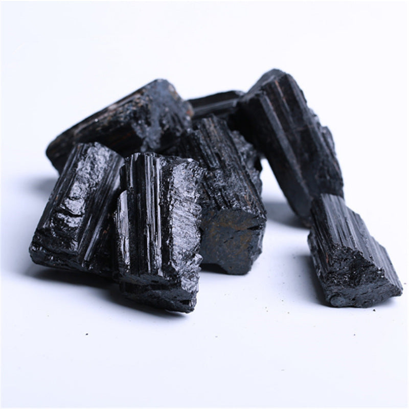 Natural Black Tourmaline Crystals