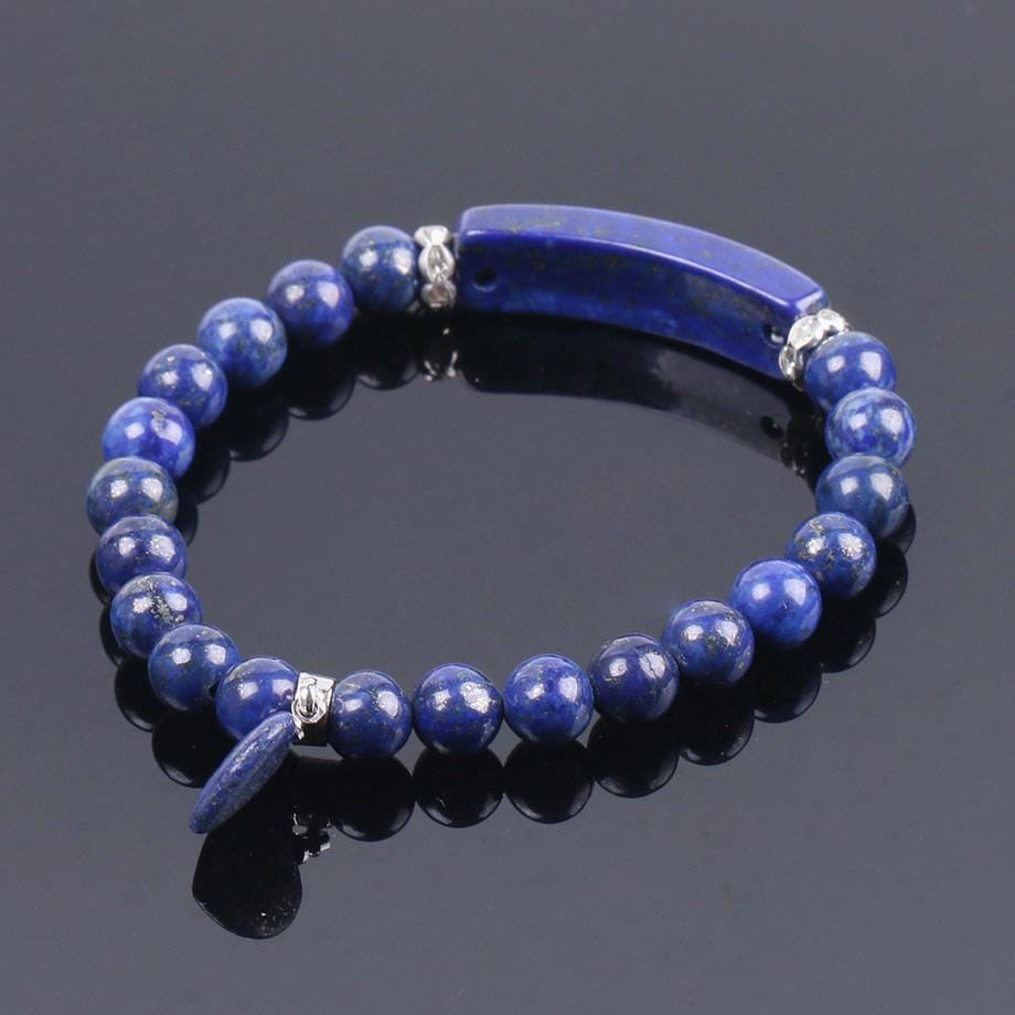 Lapis Lazuli heart Bracelet