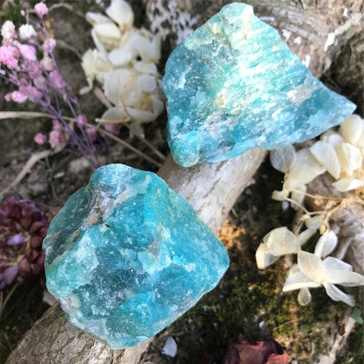 Raw Natural Amazonite Stones 100g