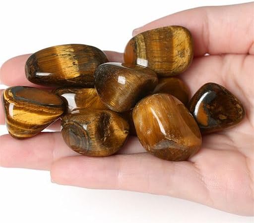 Tiger's Eye Tumbled Polished Natural Crystals