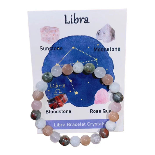 Twelve Zodiac Crystal Energy Bracelets-Libra