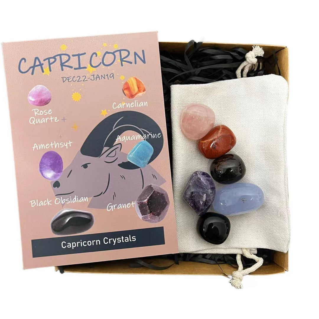 Zodiac Crystal Healing Stones Set