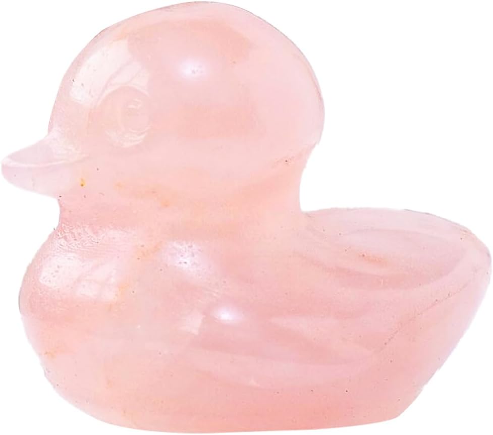 Natural Crystal Duckling Statue 1.18"