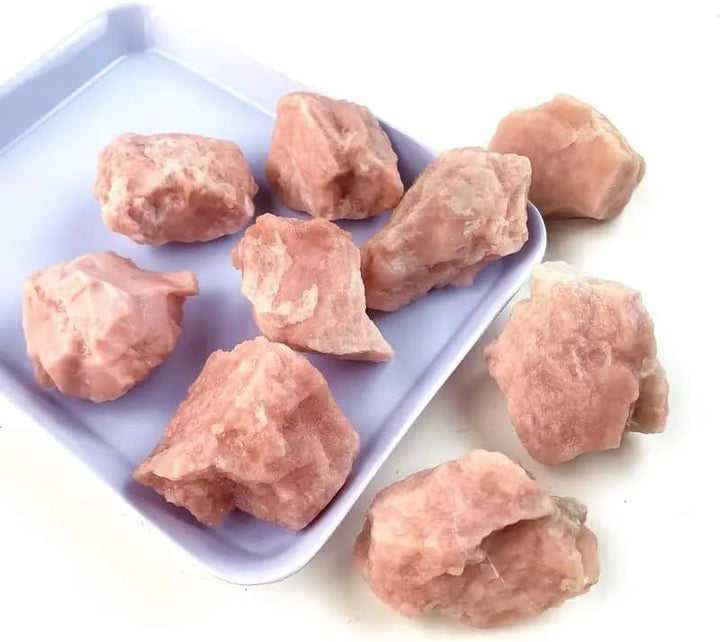 Pink Opal Raw Crystals and Healing Stones