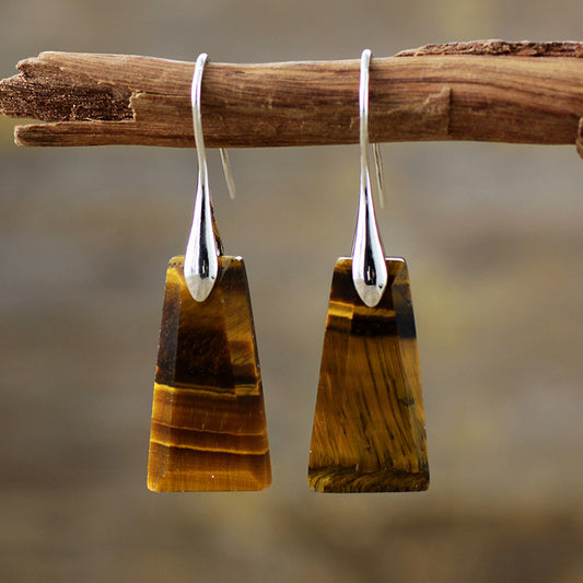 Nature Tiger Eye Earrings