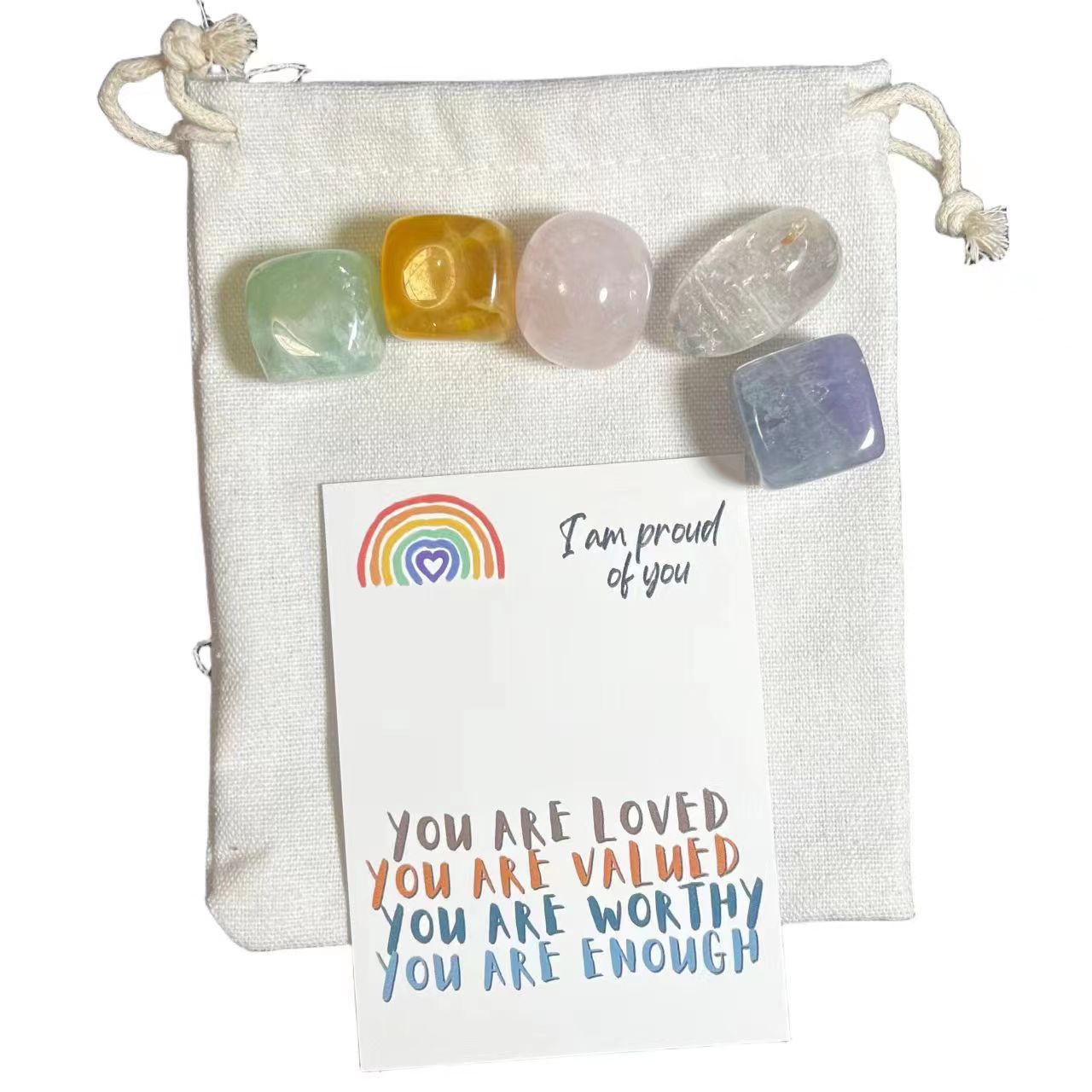 "I Am Proud of You" Crystal Set