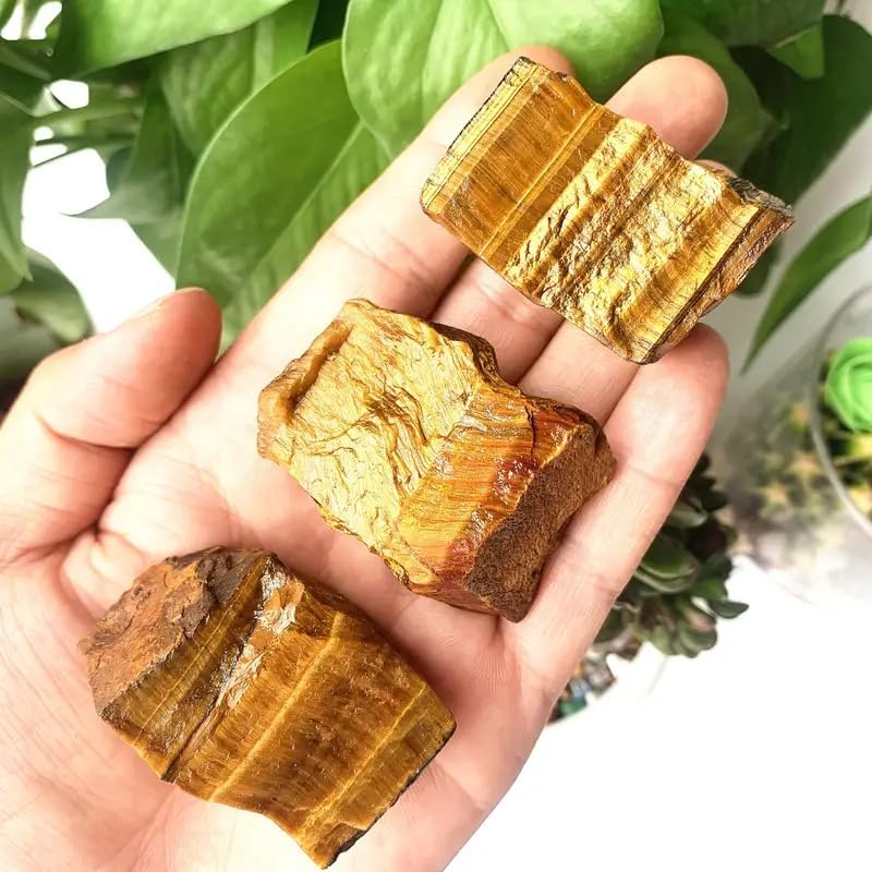 Tiger's Eye Raw Crystals and Healing Stones