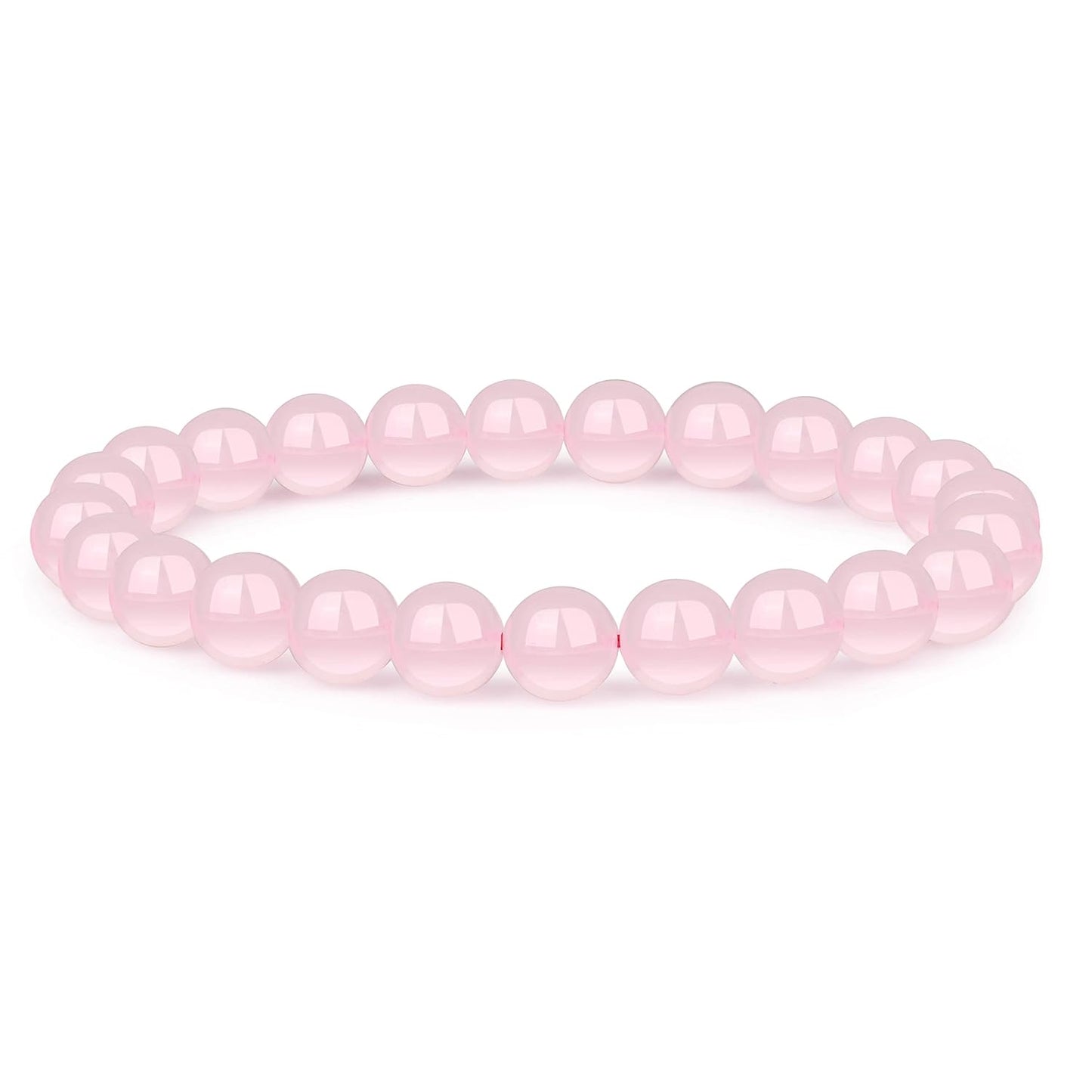 Handcrafted Natural Rose Quartz Bracelet