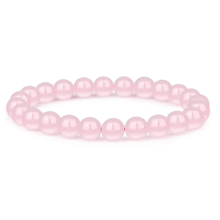 Handcrafted Natural Rose Quartz Bracelet