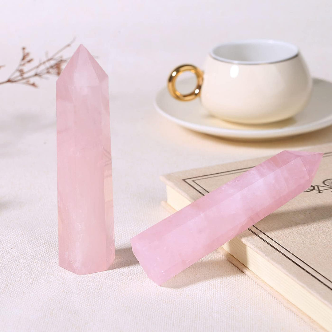 Rose Quartz Obelisk Point