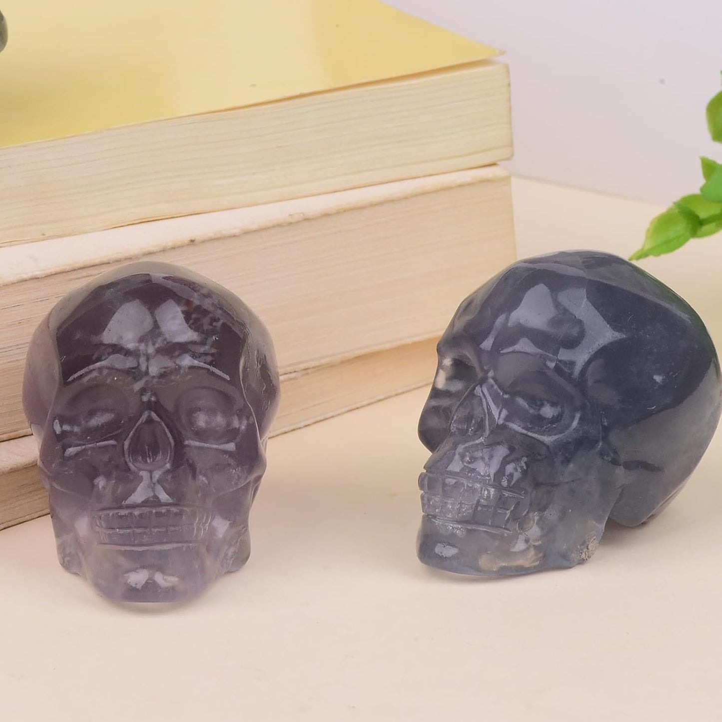 2 Inch Crystal Skulls Decor