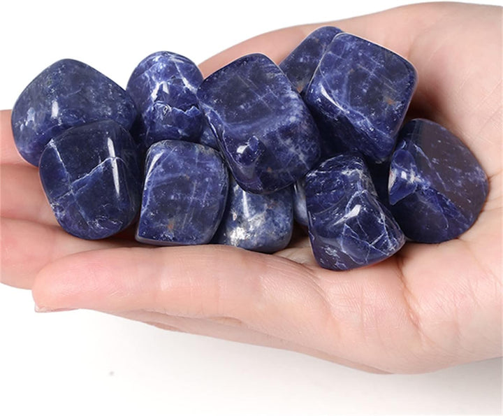 Blue Sodalite Tumbled Polished Natural Healing Crystals