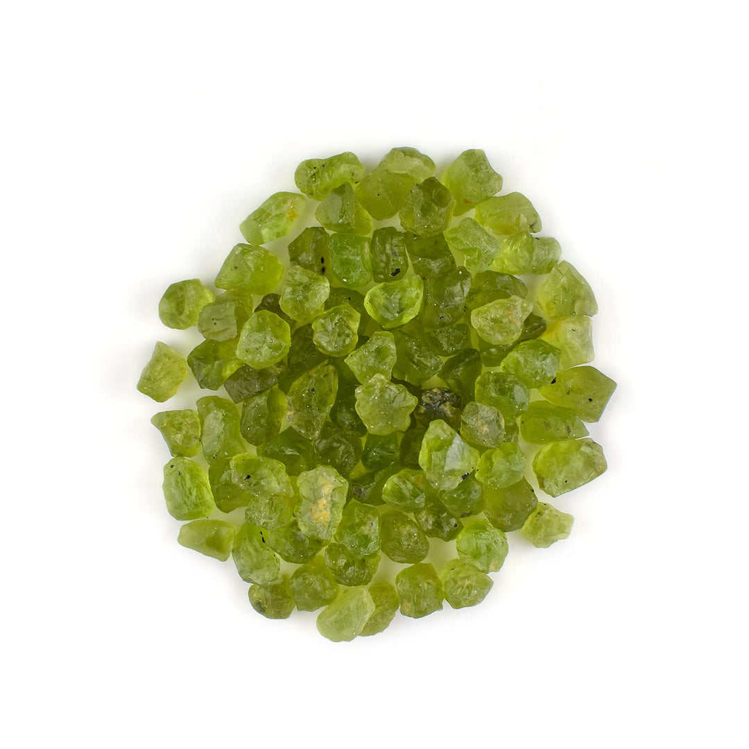 Natural Raw Peridot Crystal Gemstone