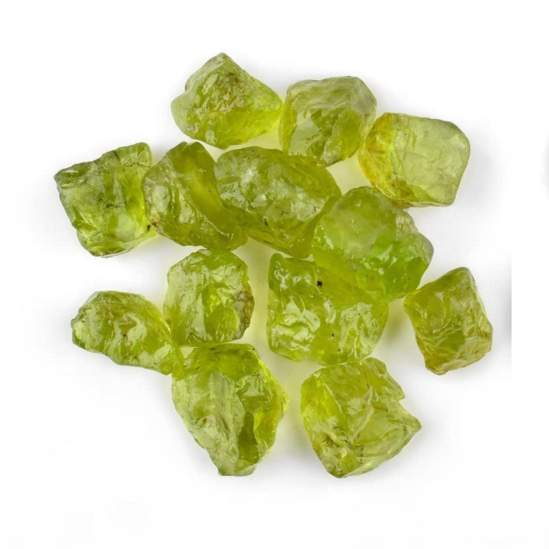 Natural Raw Peridot Crystal Gemstone