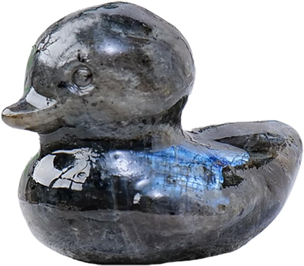 Natural Crystal Duckling Statue 1.18"