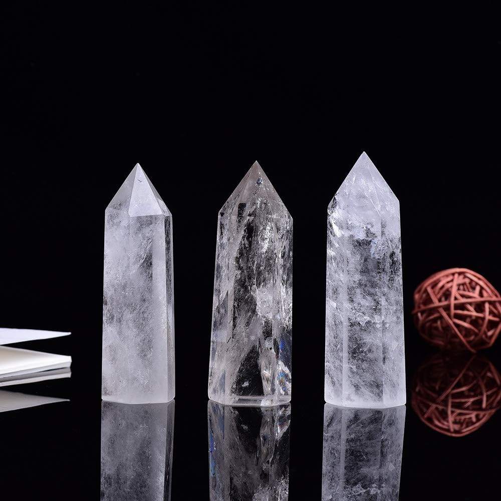 Clear Quartz Natural Healing Crystal Wands