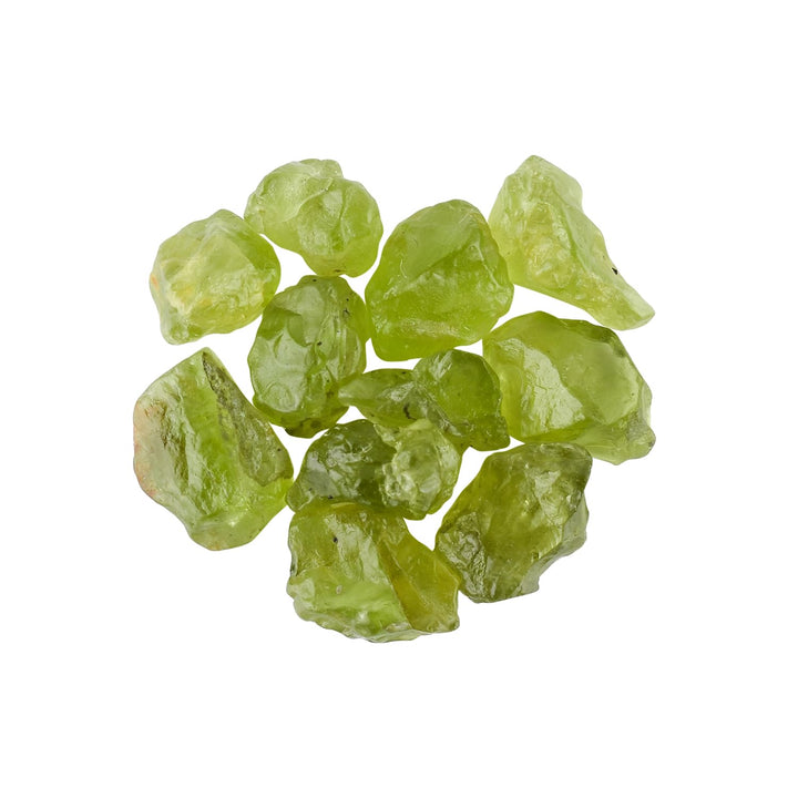 Natural Raw Peridot Crystal Gemstone