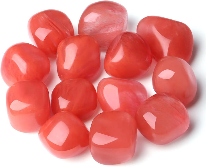 Cherry Quartz Tumbled Polished Pocket Stones