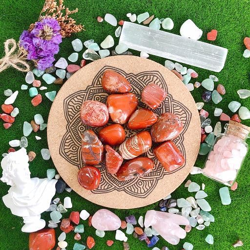 Red Jasper Tumbled Polished Natural Crystals