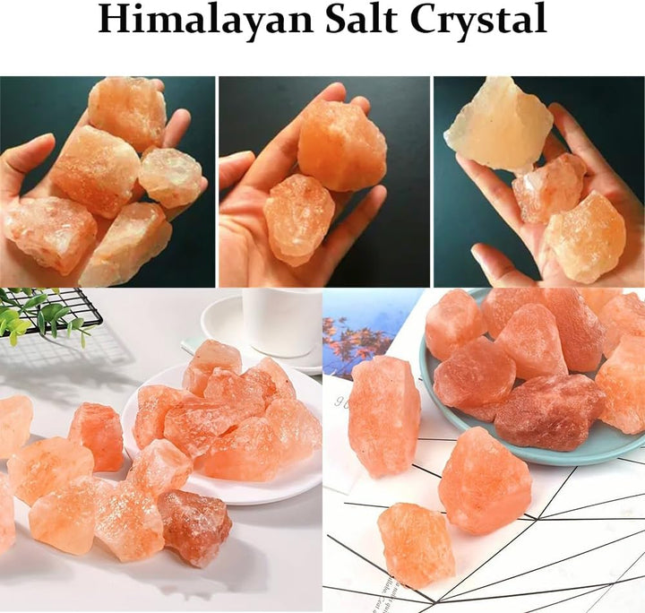 Pink Himalayan Salt Raw Crystals and Healing Stones