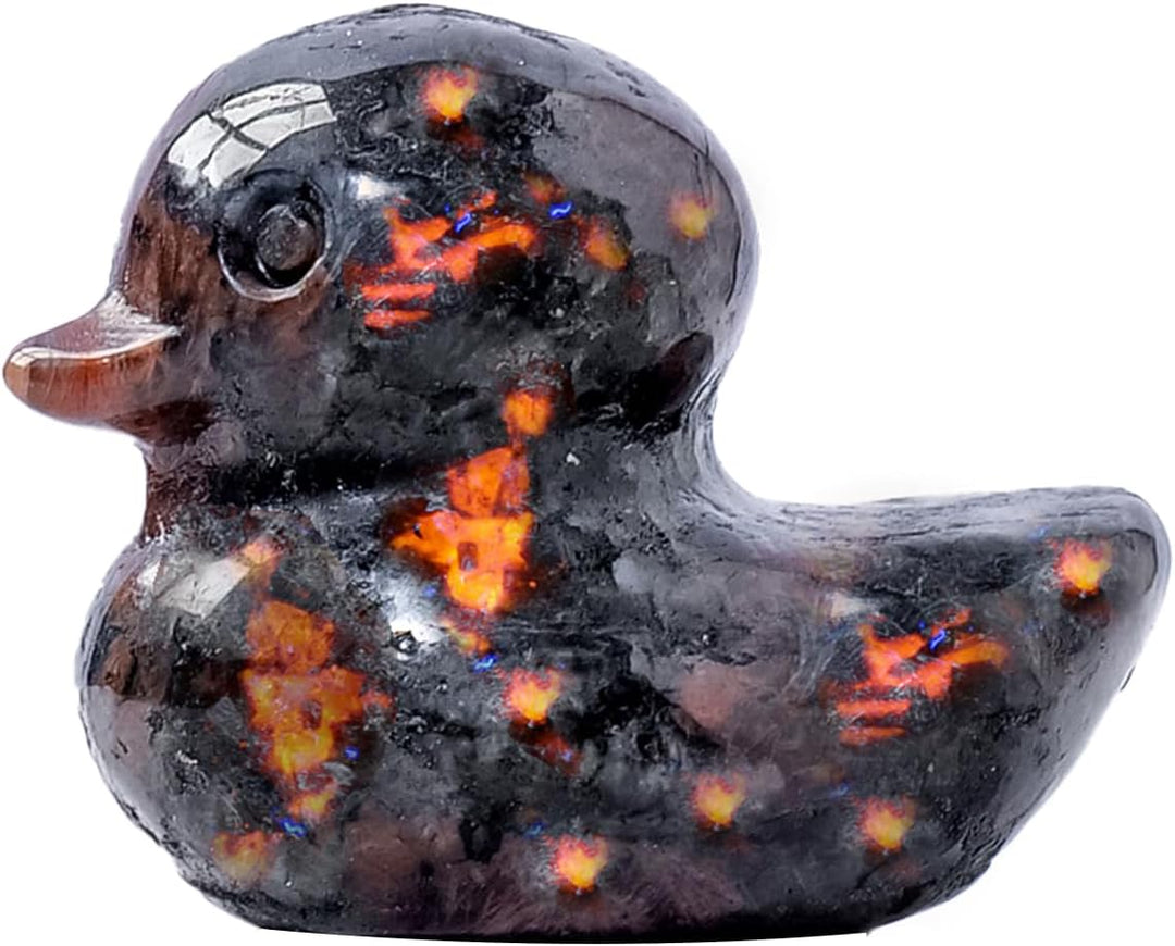 Natural Crystal Duckling Statue 1.18"