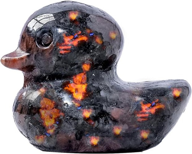 Natural Crystal Duckling Statue 1.18"