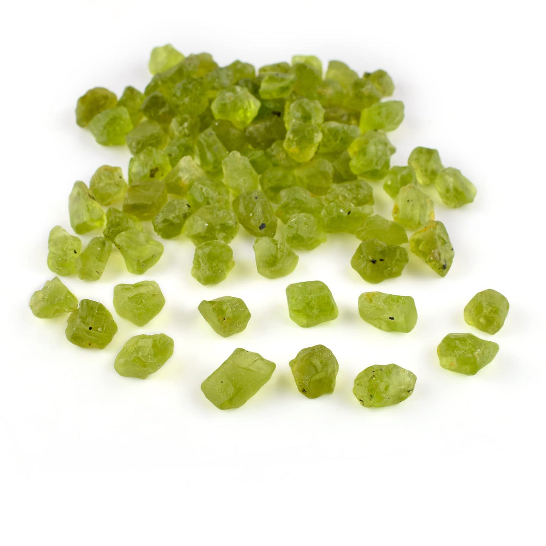 Natural Raw Peridot Crystal Gemstone