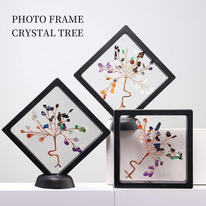 Natural 7 Chakra Crystal Tree of Life Photo Frame