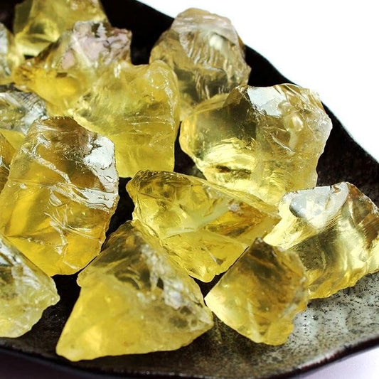 Raw Citrine Crystal Stone Rough Gemstones