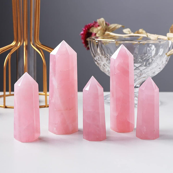 Rose Quartz Obelisk Point