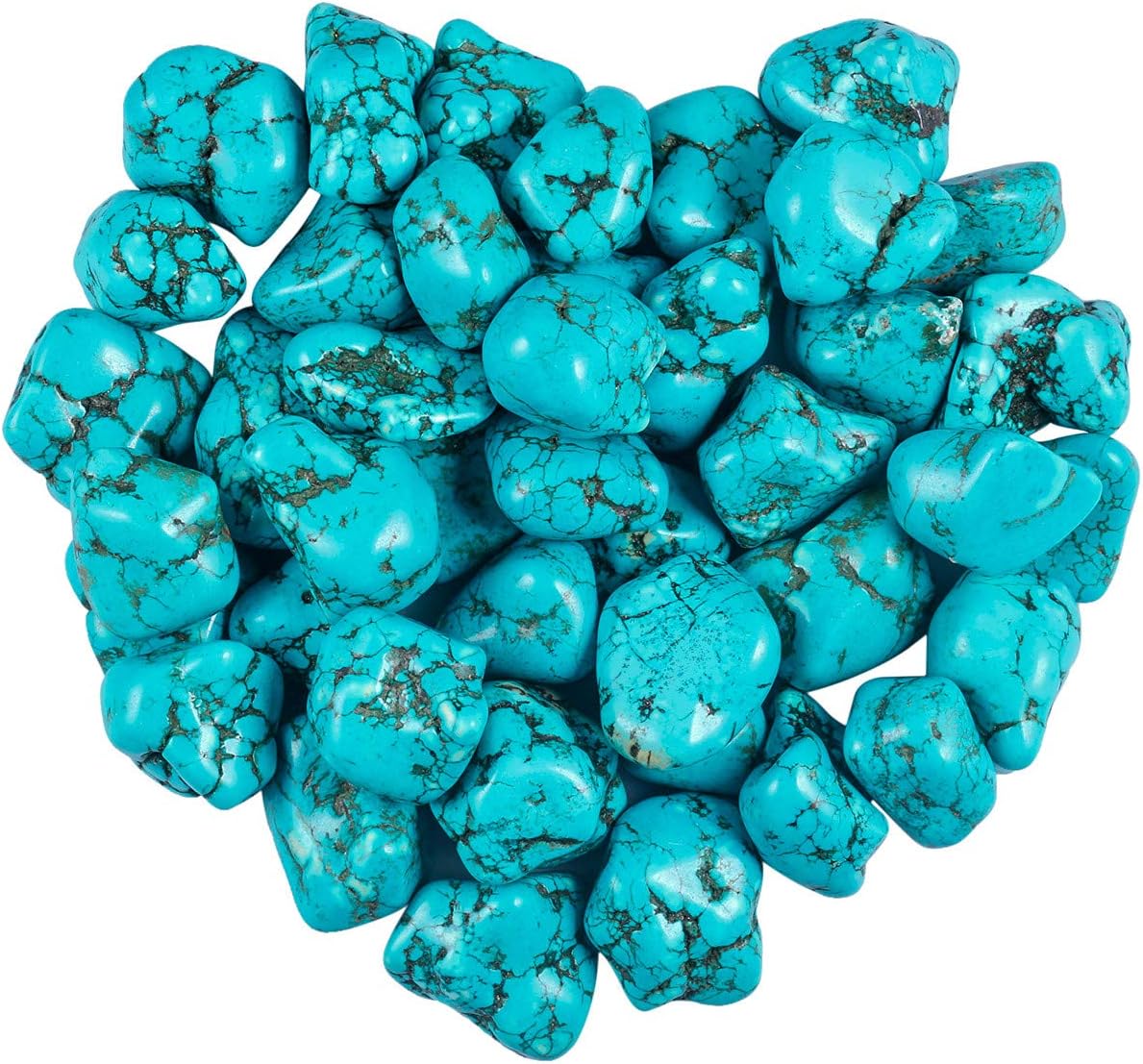 Turquoise Irregular Tumbled Polished Stones