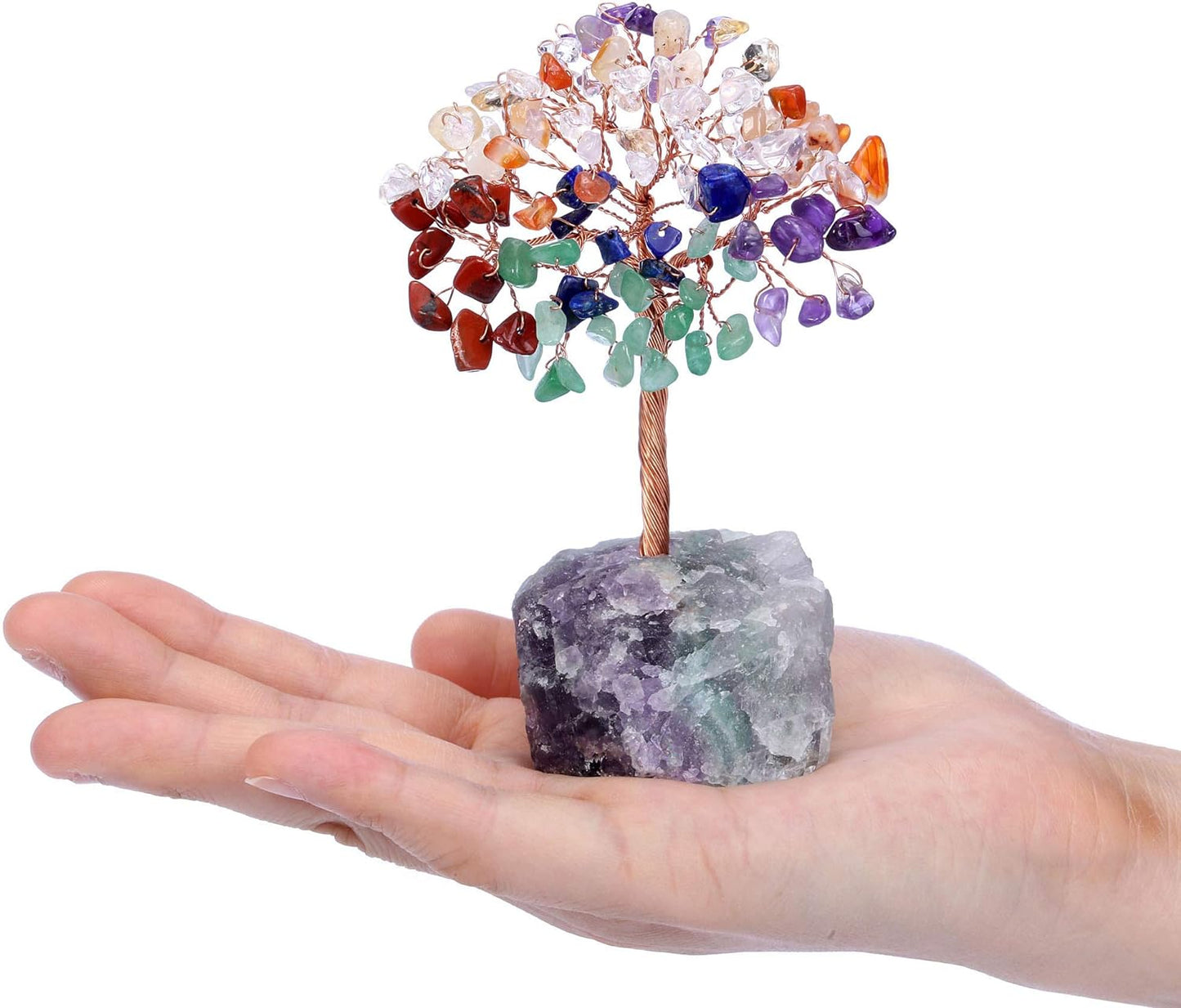 Natural 7 Chakra Crystal Tree