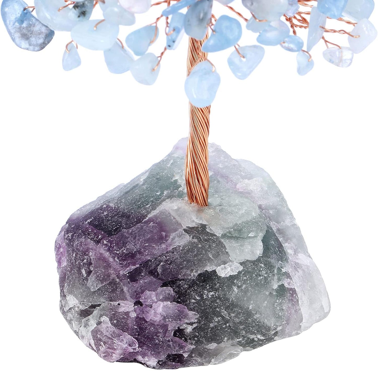 Natural Aquamarine Crystal Tree