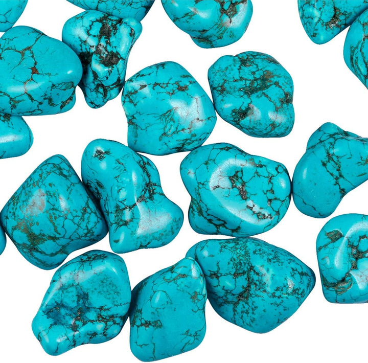 Turquoise Irregular Tumbled Polished Stones