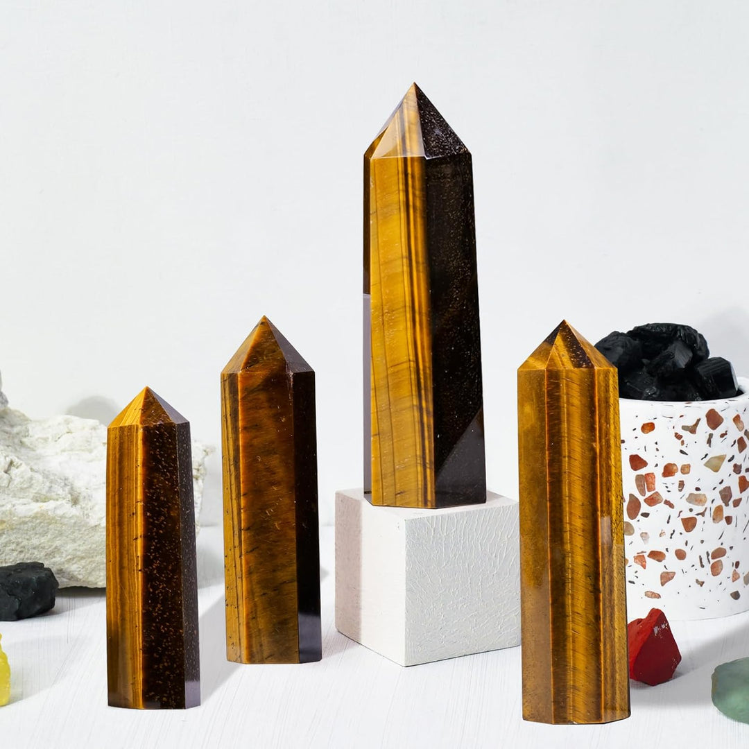 Tiger's Eye Obelisk Point