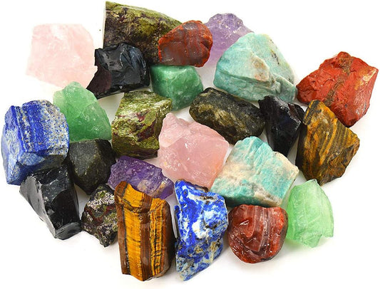 Mixed Color Rough Stones