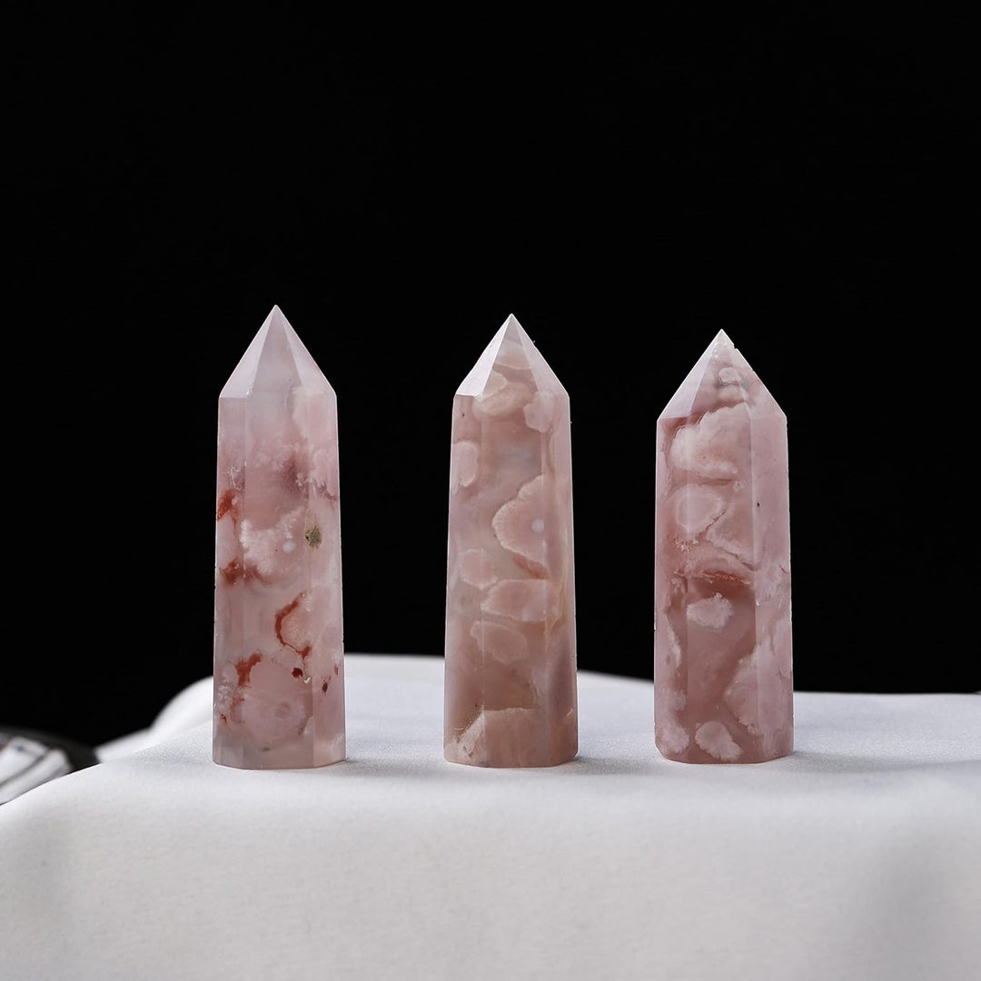 Cherry Blossom Agate Wands