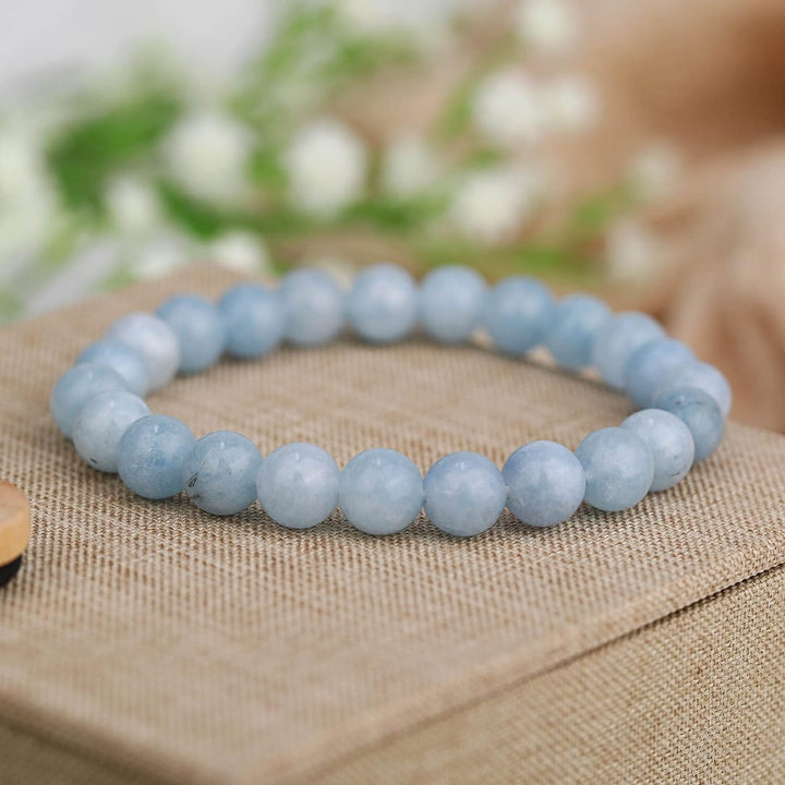 Handcrafted Natural Aquamarine Bracelet