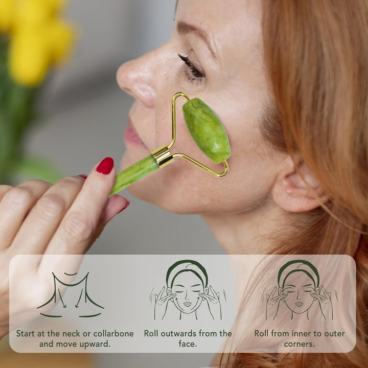 Gua Sha Facial Tools & Jade Roller Set