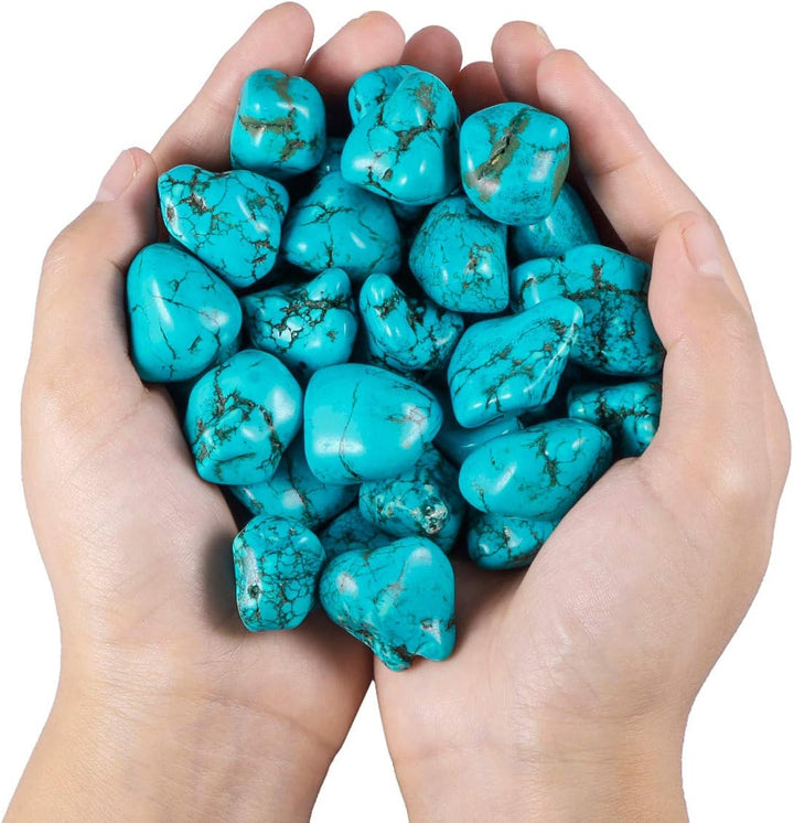 Turquoise Irregular Tumbled Polished Stones