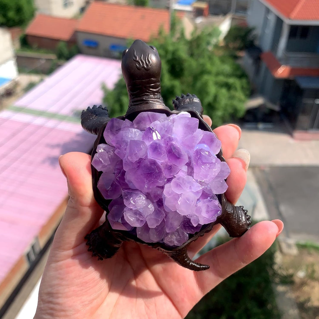 Natural Amethyst Turtle 4.52"