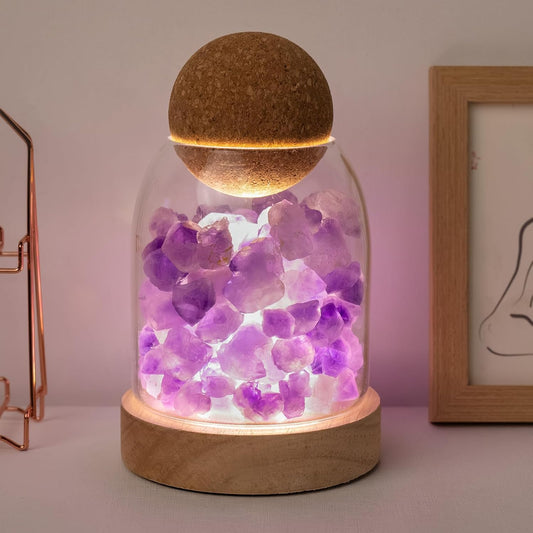 6.3" Himalayan Salt Night Lamp Aroma Stone Diffuser