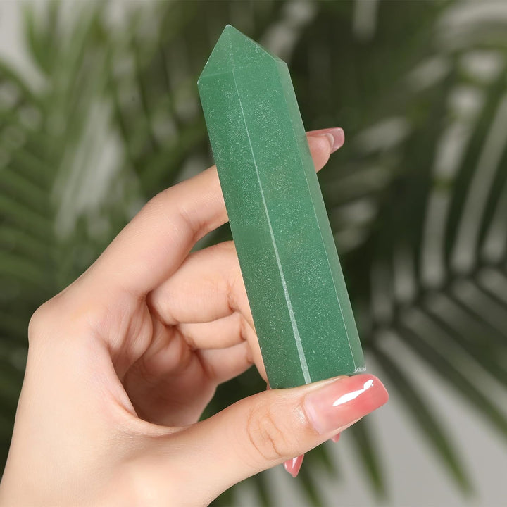 Green Aventurine Obelisk Point