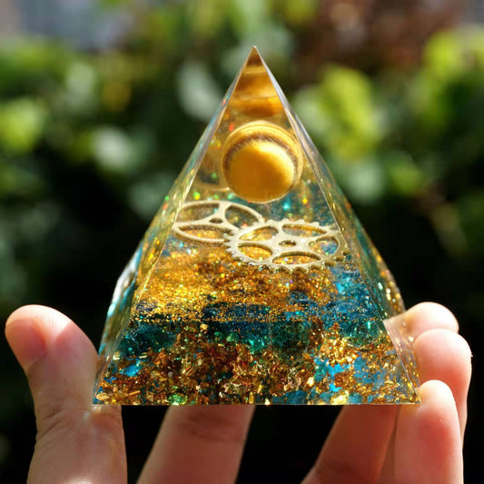 Crystal pyramid