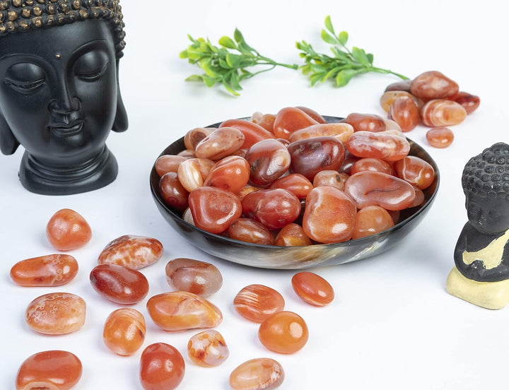 Carnelian Tumbled Stones and Crystals